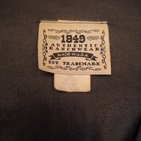 Vintage U.S.A. Jeweled Studded Black Vest Biker Vibes sz XXL - Picture 2 of 13